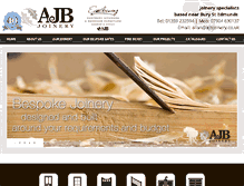 Tablet Screenshot of ajbjoinery.co.uk